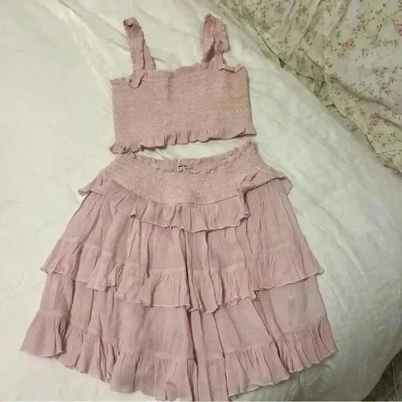 Free People Pink Thalia Set - Picture 4 of 8